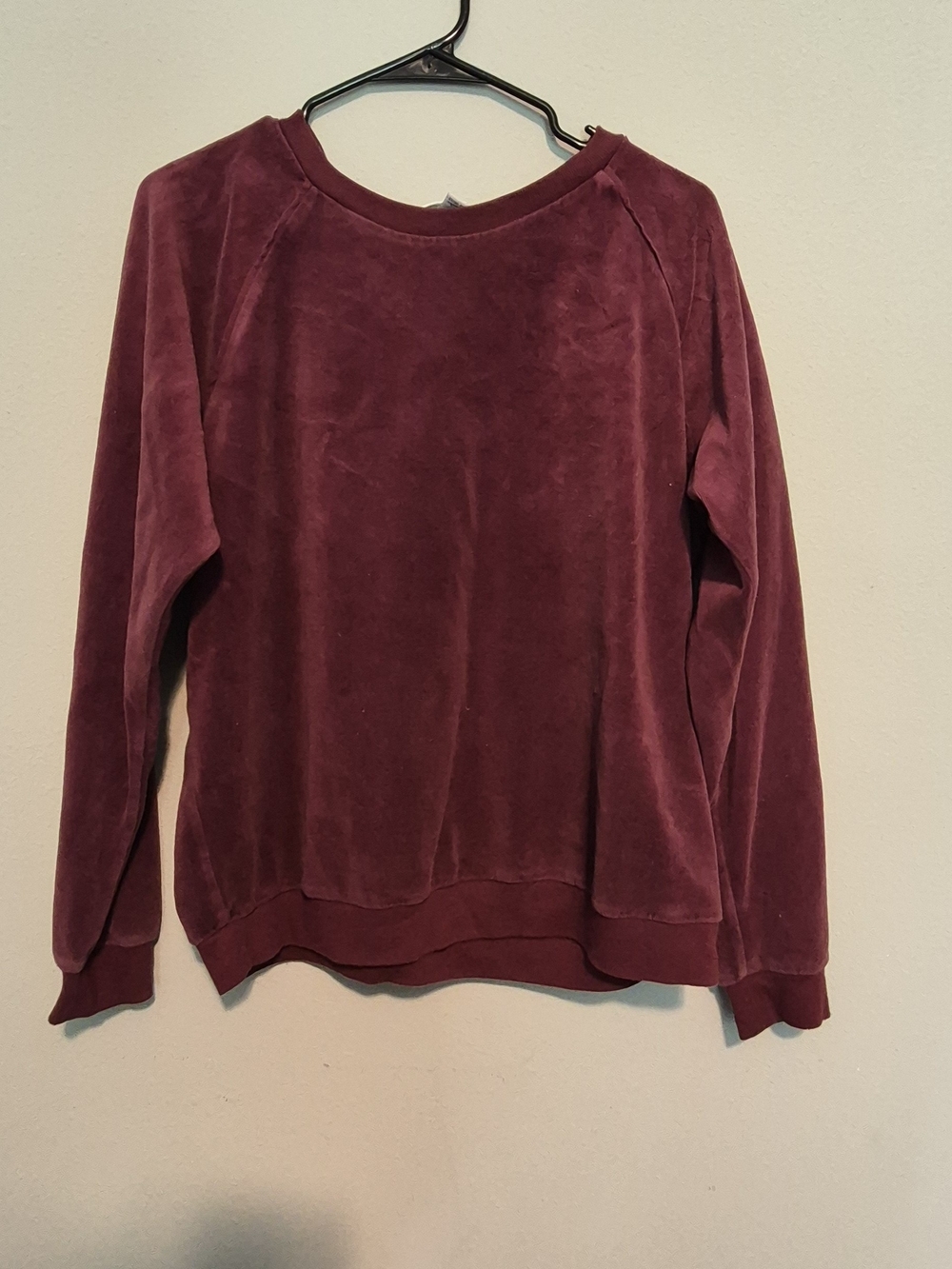 Knox Rose Velvet Crewneck